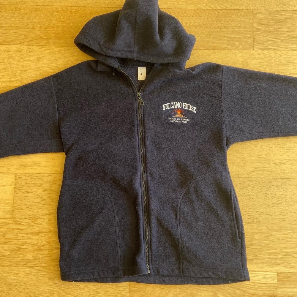vintage volcanoes national park fleece